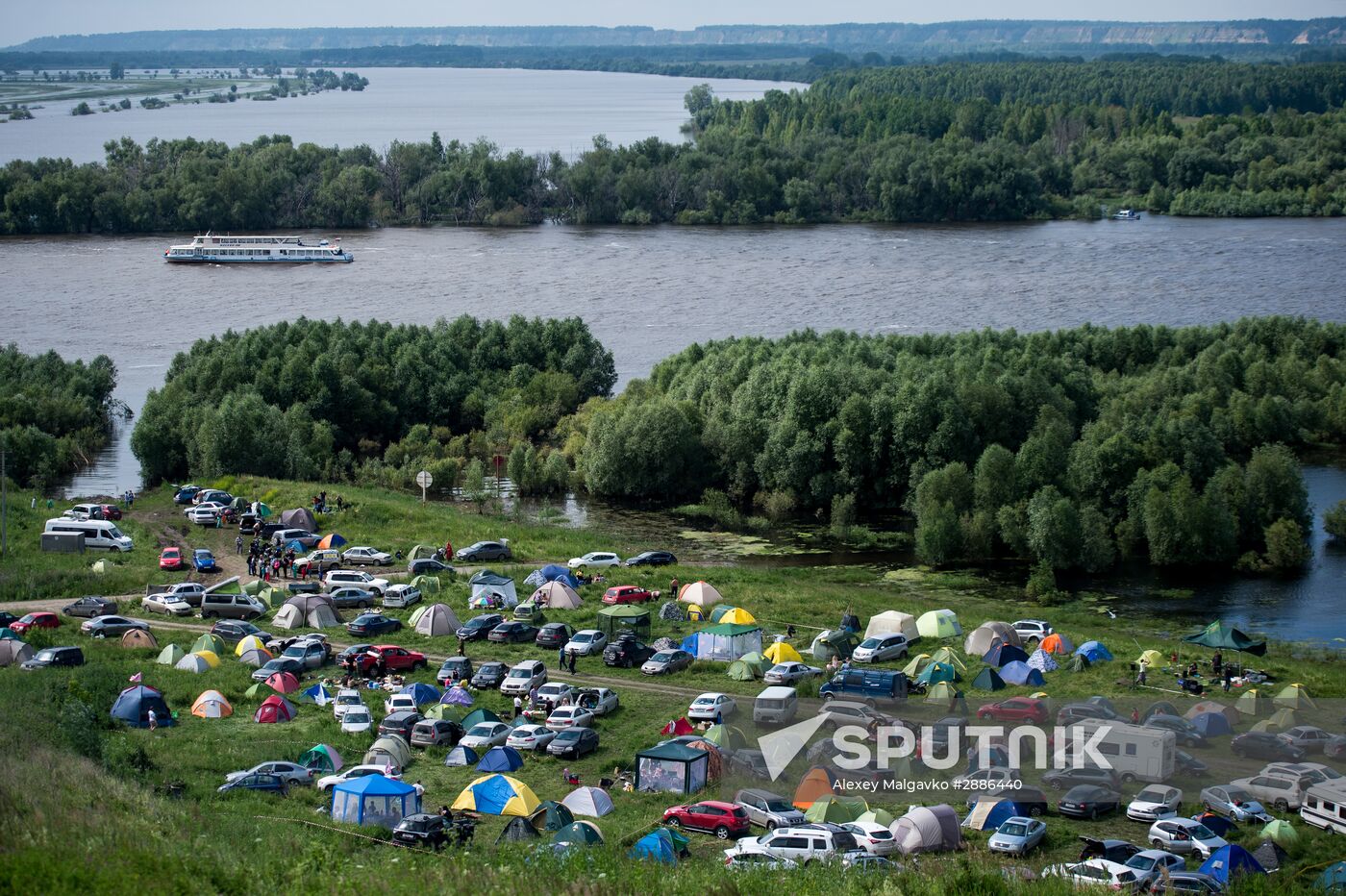Abalakskoye Field reenactment festival in Omsk region