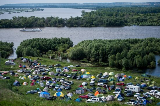 Abalakskoye Field reenactment festival in Omsk region