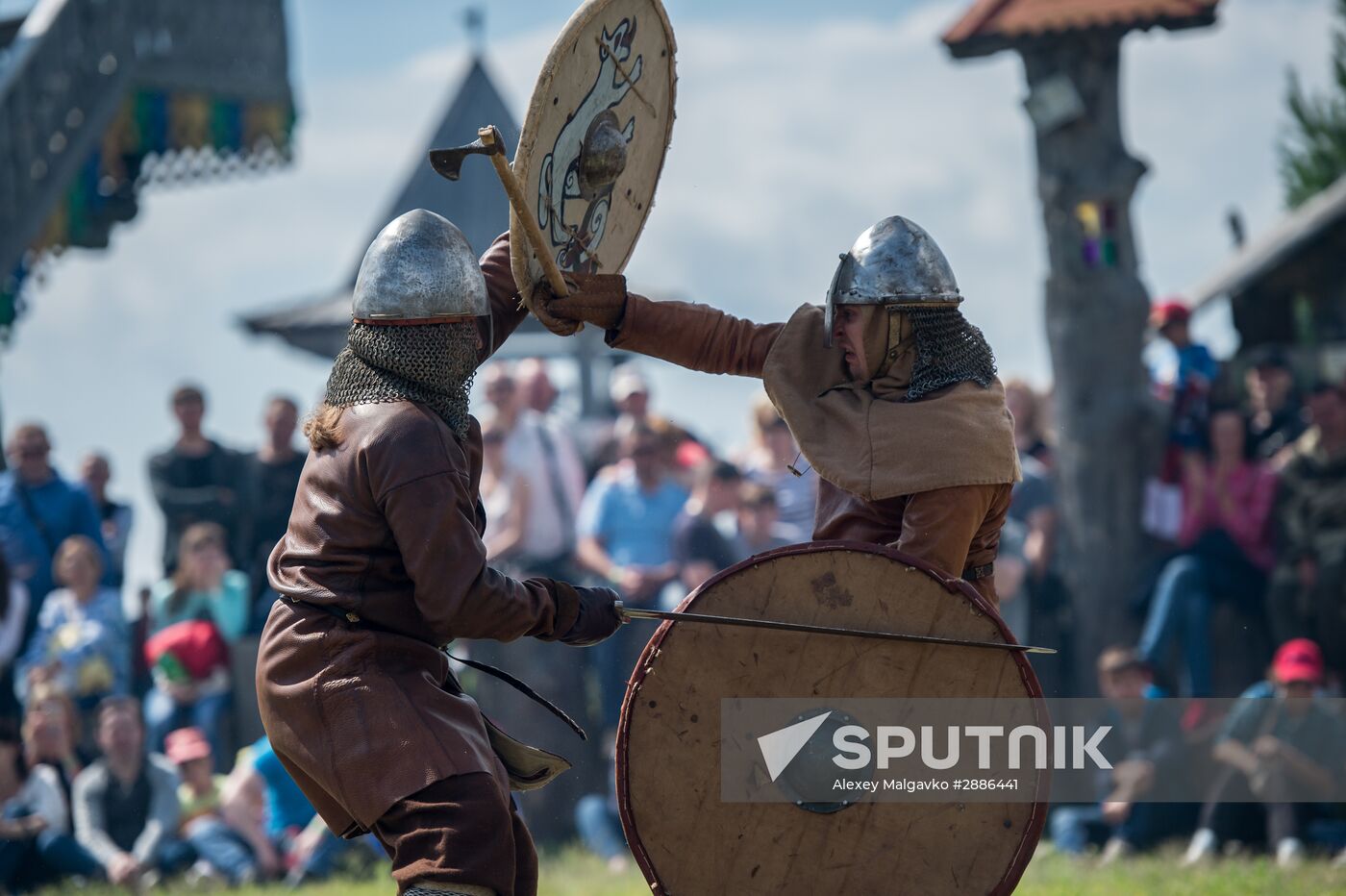 Abalakskoye Field reenactment festival in Omsk region