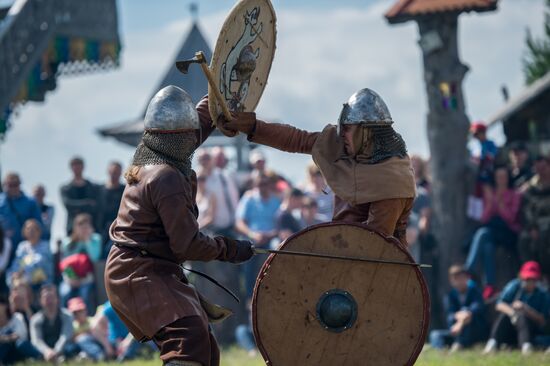Abalakskoye Field reenactment festival in Omsk region