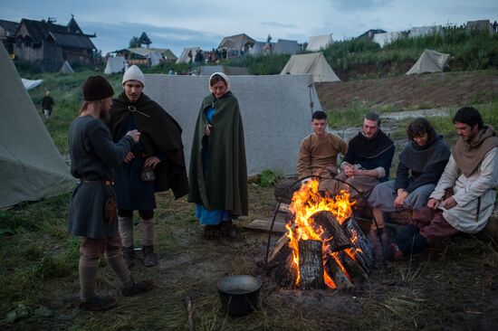 Abalakskoye Field reenactment festival in Omsk region