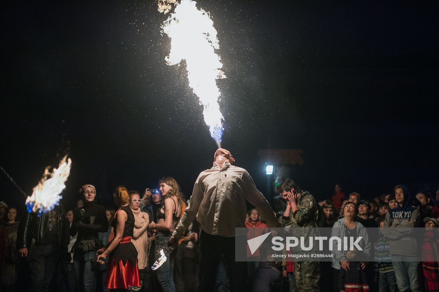 Abalakskoye Field reenactment festival in Omsk region