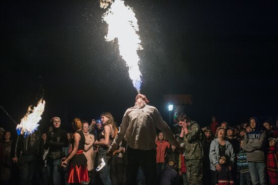Abalakskoye Field reenactment festival in Omsk region