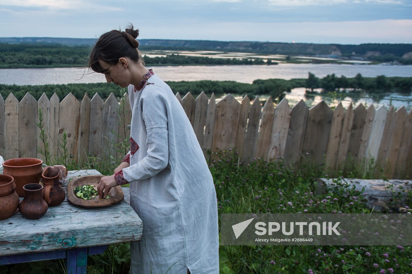 Abalakskoye Field reenactment festival in Omsk region