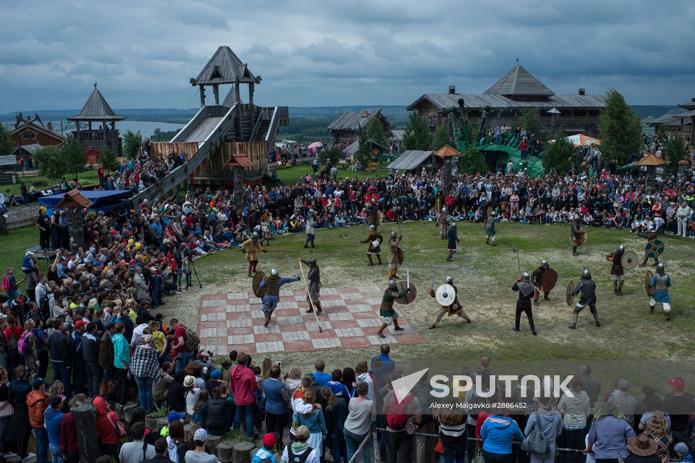 Abalakskoye Field reenactment festival in Omsk region