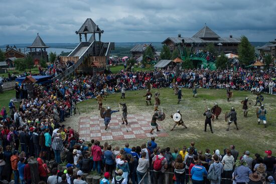 Abalakskoye Field reenactment festival in Omsk region