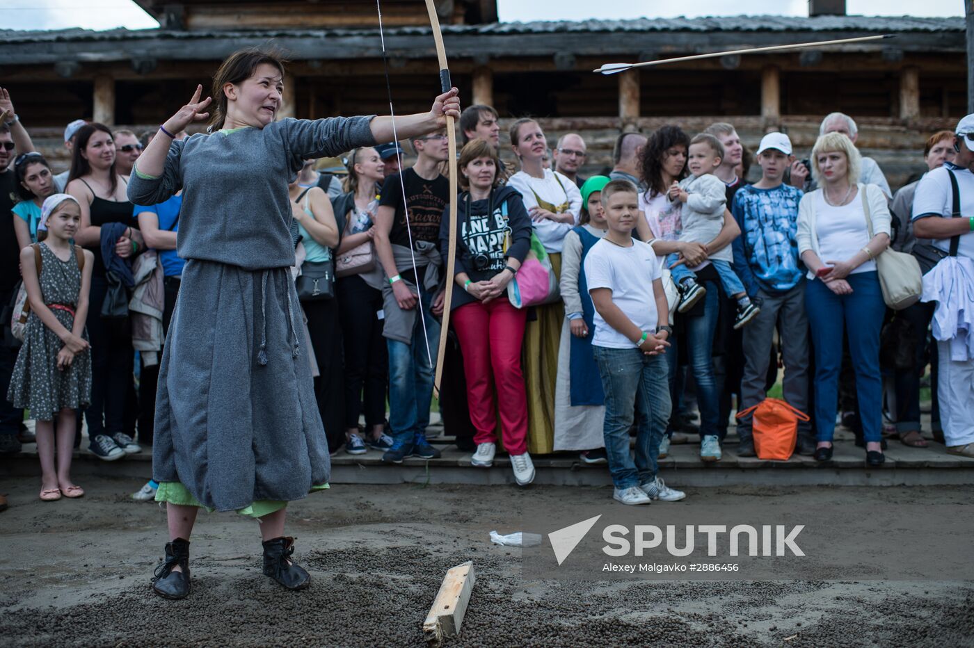 Abalakskoye Field reenactment festival in Omsk region