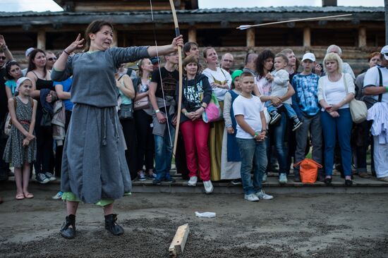 Abalakskoye Field reenactment festival in Omsk region