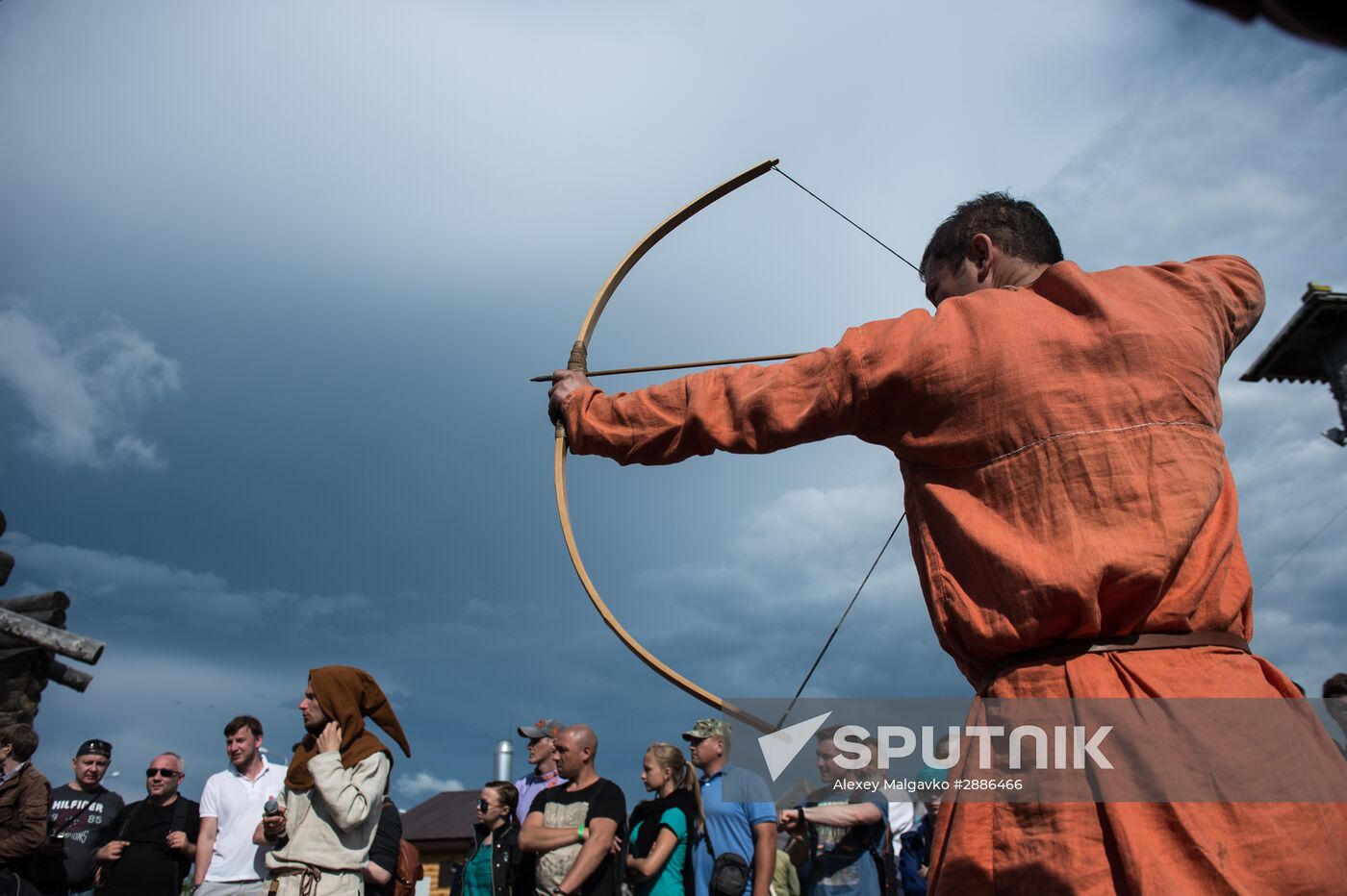 Abalakskoye Field reenactment festival in Omsk region