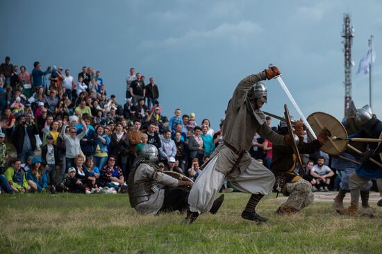 Abalakskoye Field reenactment festival in Omsk region