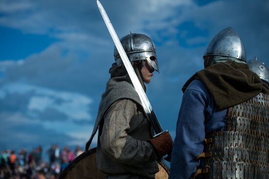 Abalakskoye Field reenactment festival in Omsk region
