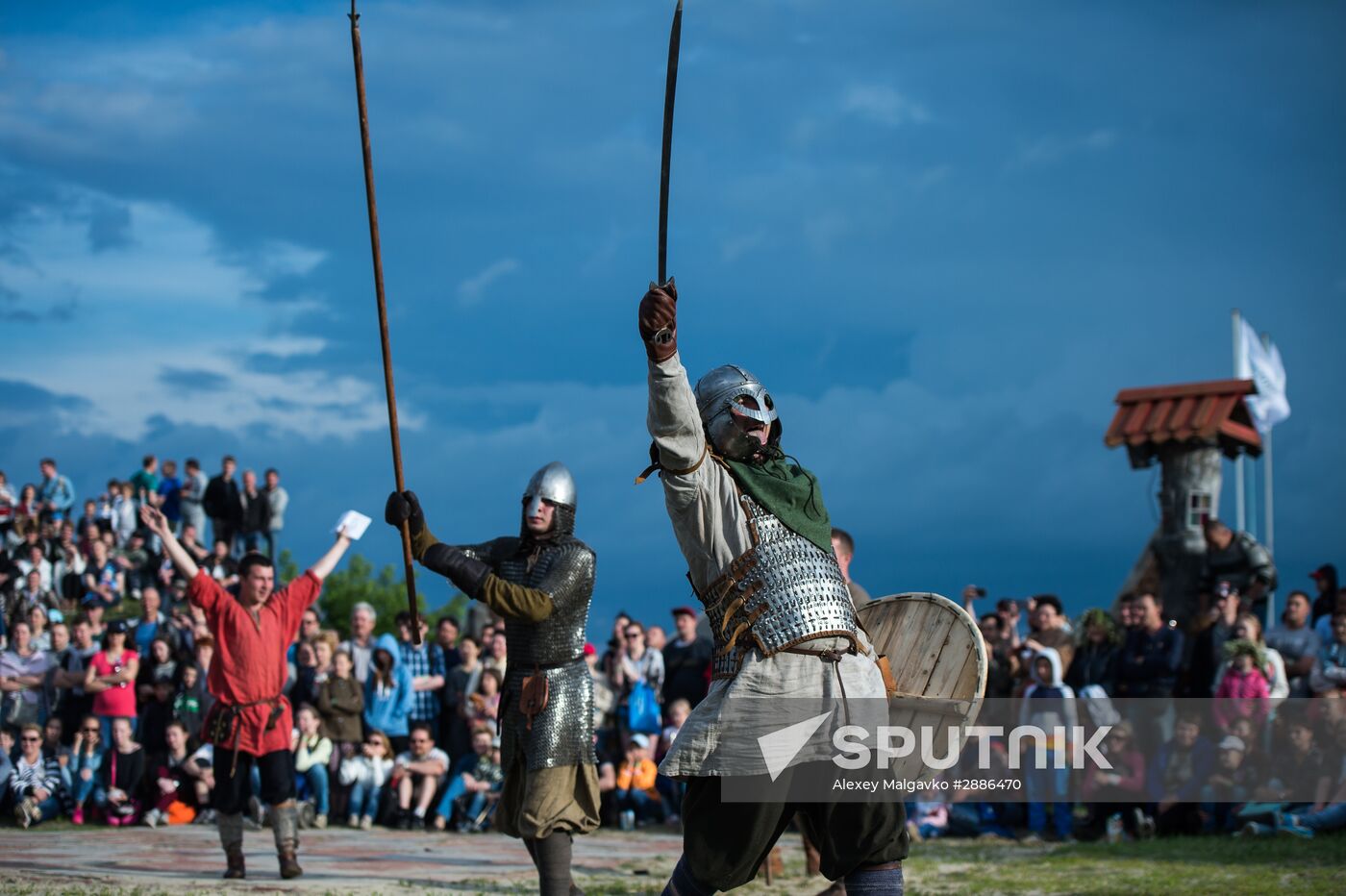 Abalakskoye Field reenactment festival in Omsk region
