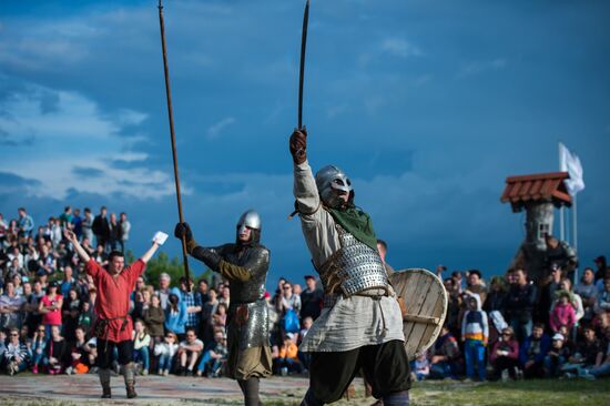 Abalakskoye Field reenactment festival in Omsk region