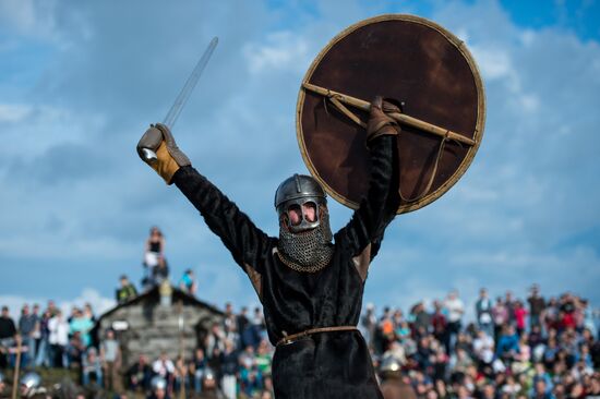 Abalakskoye Field reenactment festival in Omsk region