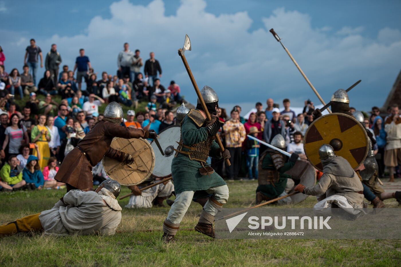 Abalakskoye Field reenactment festival in Omsk region