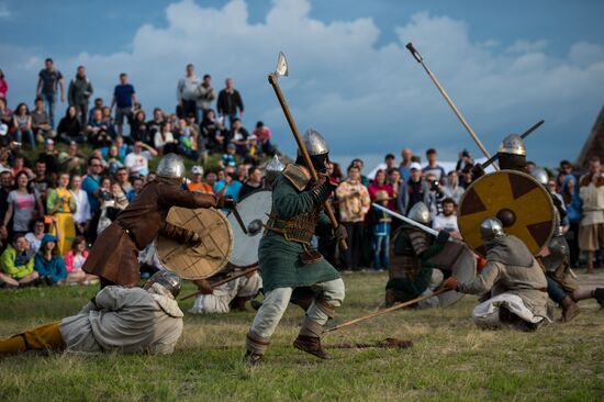 Abalakskoye Field reenactment festival in Omsk region