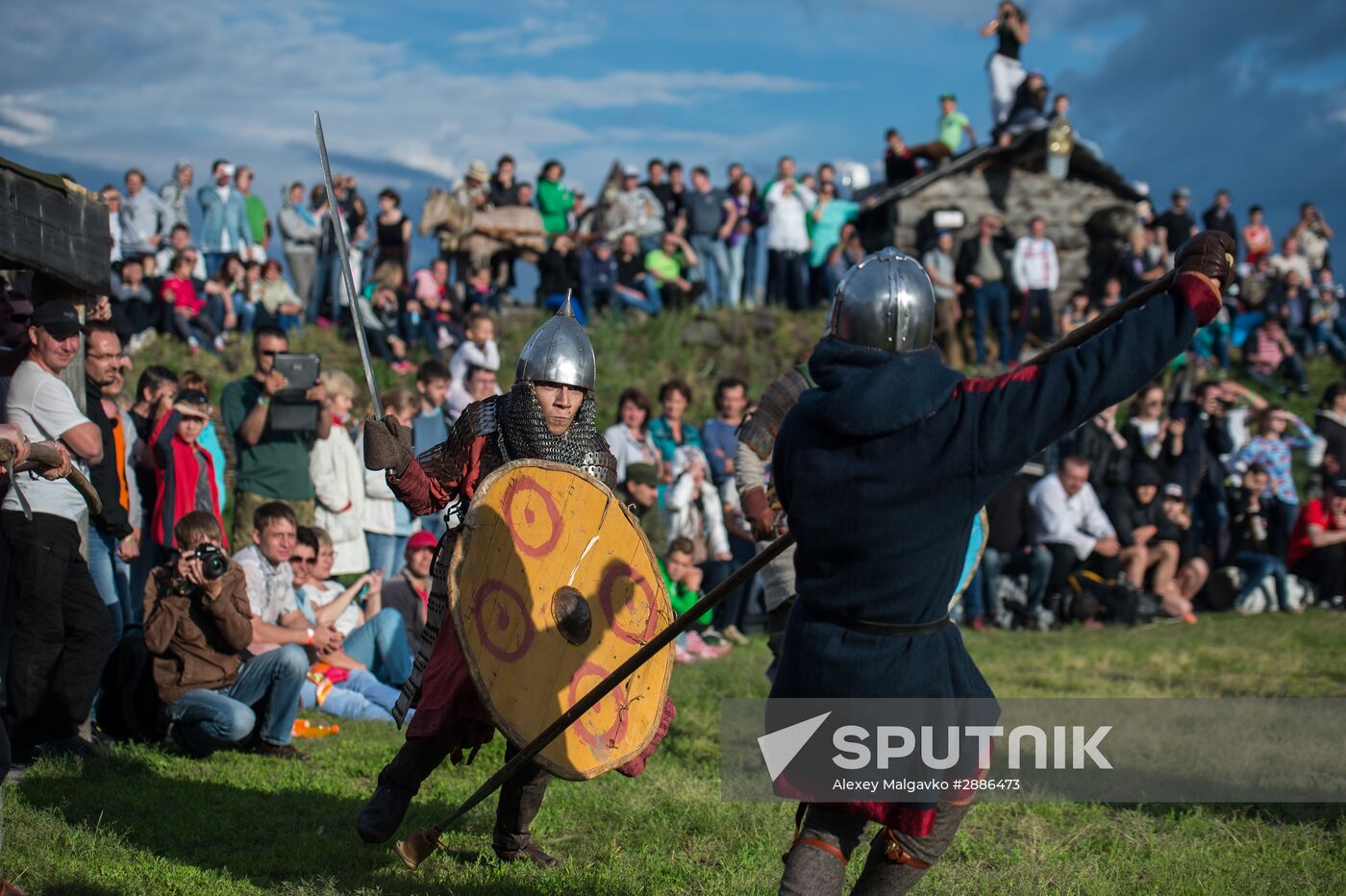 Abalakskoye Field reenactment festival in Omsk region