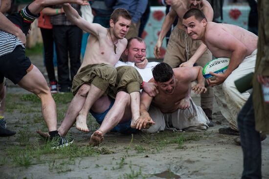 Abalakskoye Field reenactment festival in Omsk region