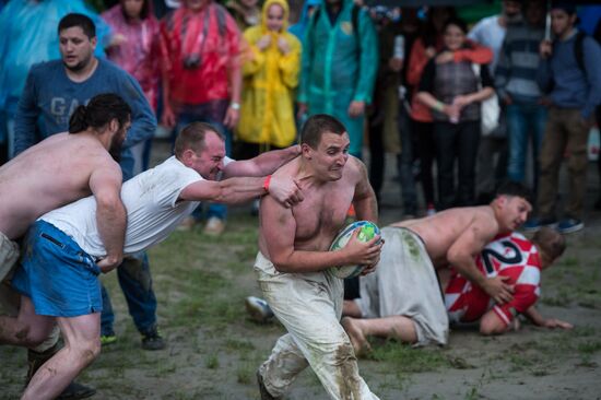 Abalakskoye Field reenactment festival in Omsk region