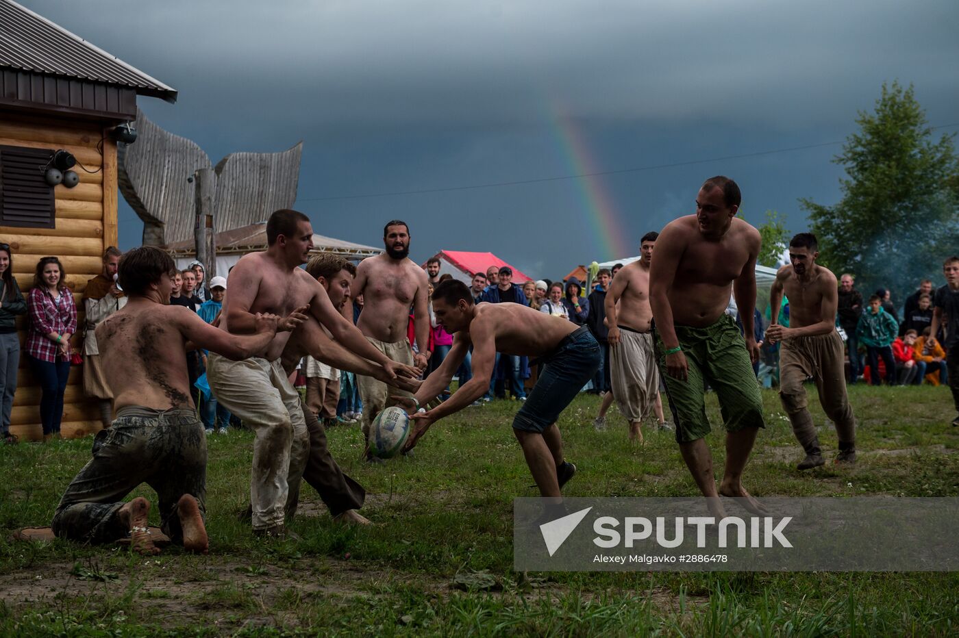 Abalakskoye Field reenactment festival in Omsk region