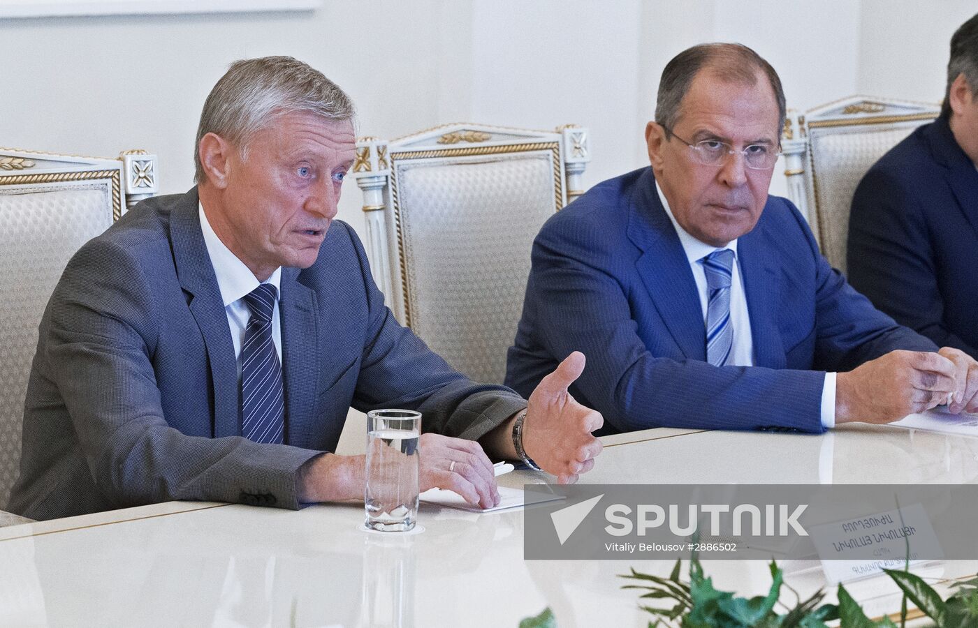 Russian Foreign Minister Sergei Lavrov visits Armenia