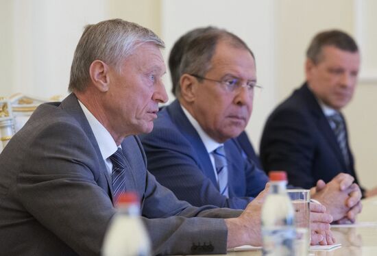 Russian Foreign Minister Sergei Lavrov visits Armenia
