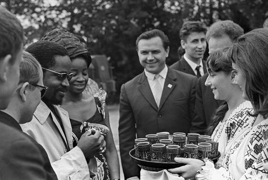 Guinean youth delegation in Moldova