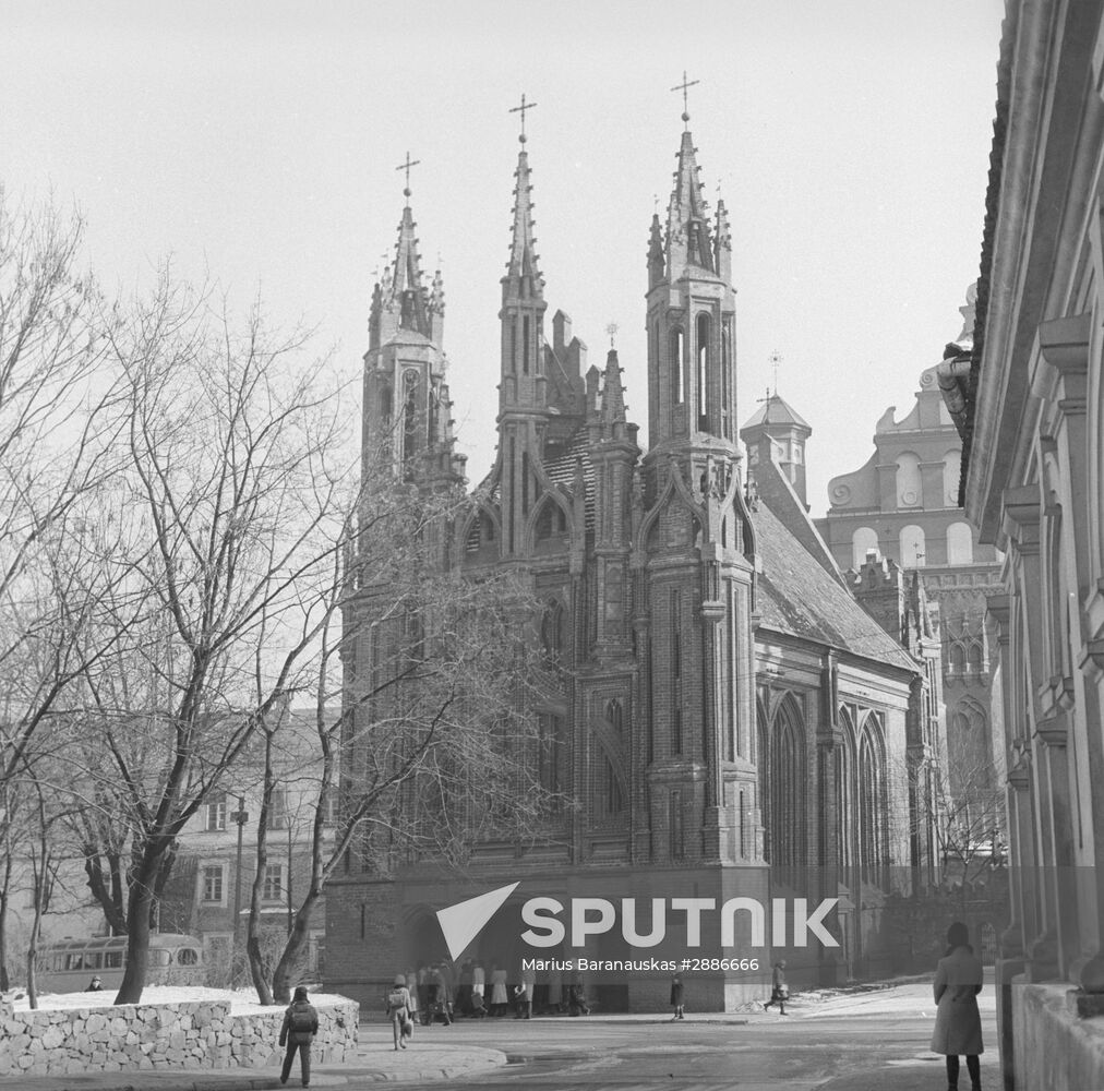 Saint Anne's church in Vilnius