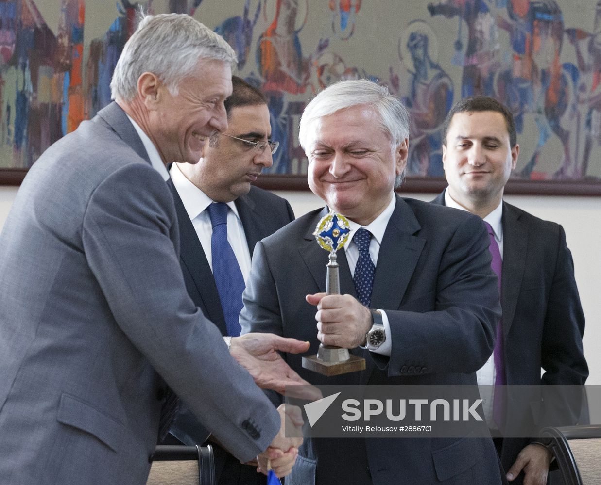 Russian Foreign Minister Sergei Lavrov visits Armenia