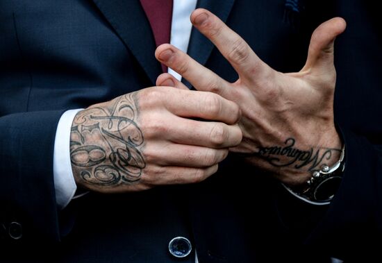 Icelandic national football team greeted by fans after returning from Euro 2016