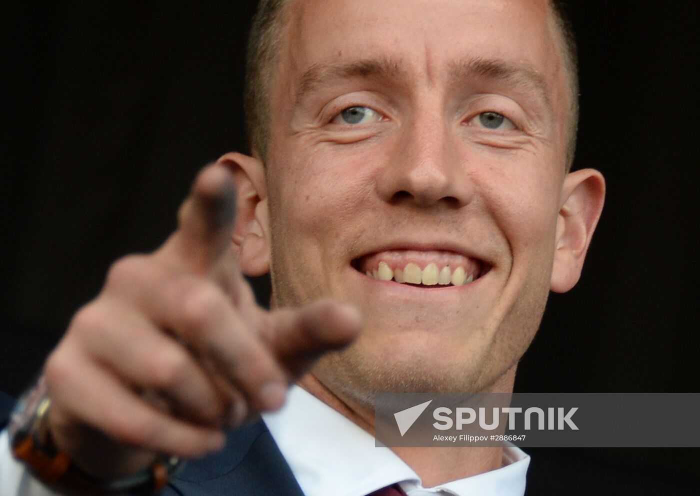 Icelandic national football team greeted by fans after returning from Euro 2016