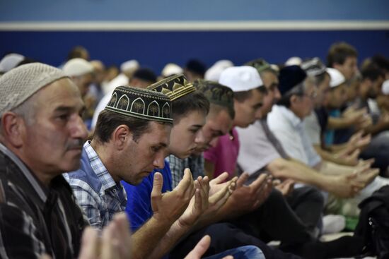 Eid al-Fitr day celebrations in Russia