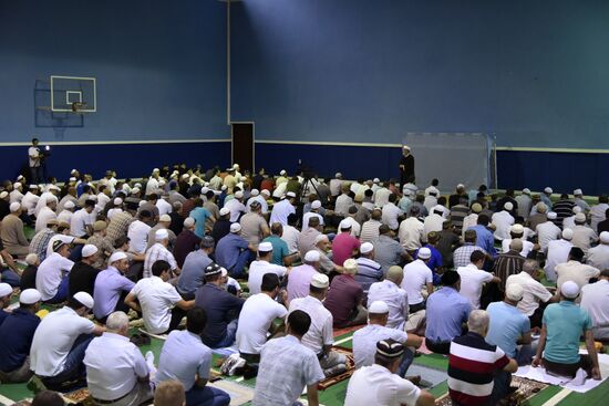 Eid al-Fitr day celebrations in Russia