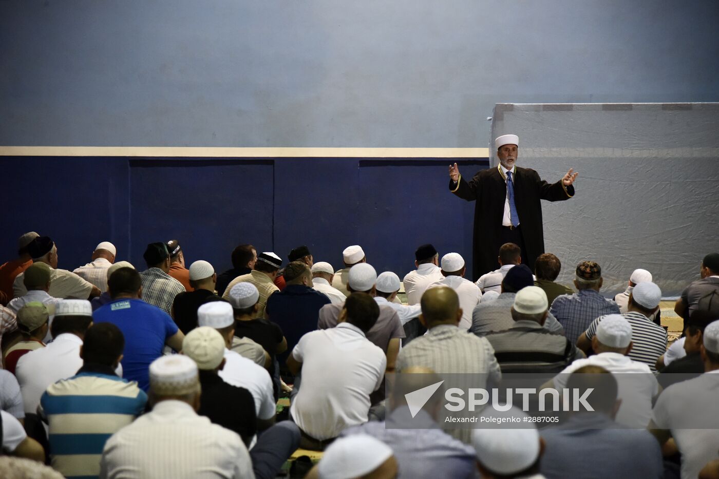 Eid al-Fitr day celebrations in Russia