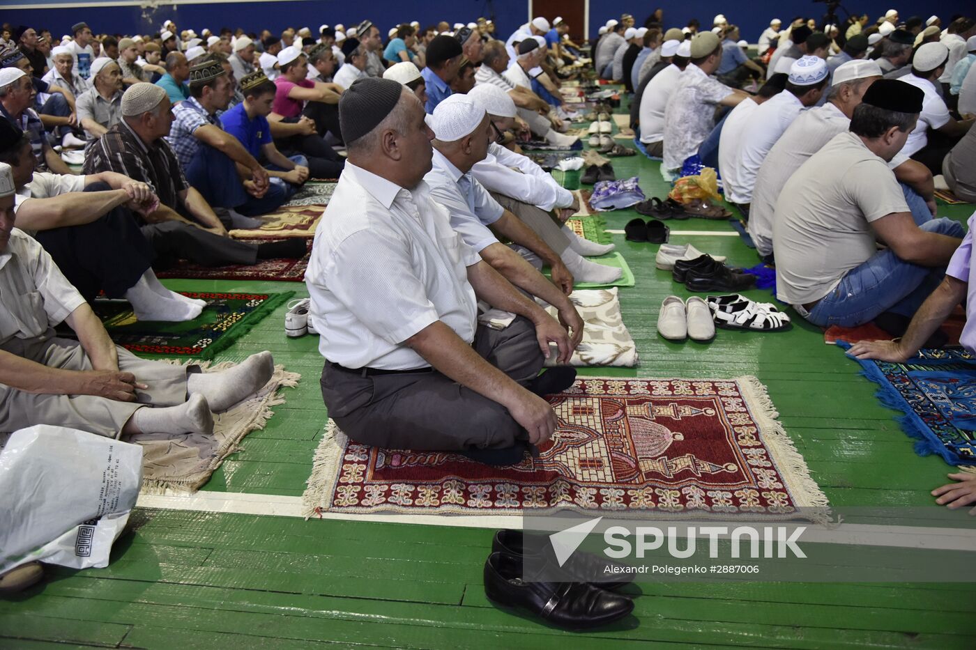 Eid al-Fitr day celebrations in Russia