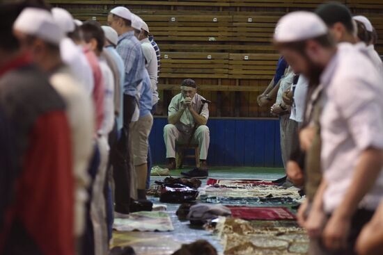Eid al-Fitr day celebrations in Russia