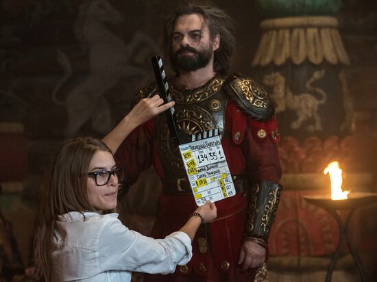Shooting the film The Last Knight