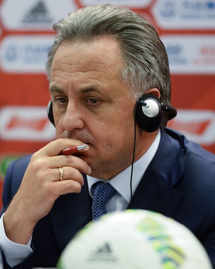 News briefing after meeting of Russia 2018 Organizing Committee's Council with FIFA officials