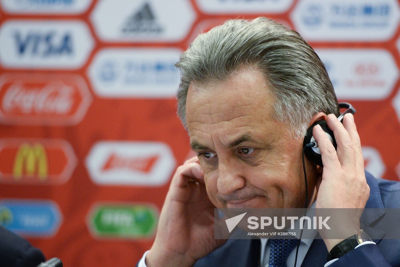 News briefing after meeting of Russia 2018 Organizing Committee's Council with FIFA officials
