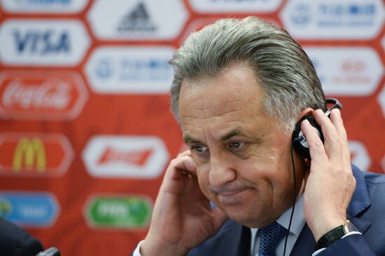 News briefing after meeting of Russia 2018 Organizing Committee's Council with FIFA officials