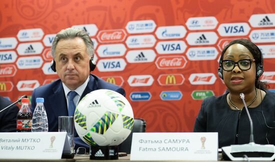 News briefing after meeting of Russia 2018 Organizing Committee's Council with FIFA officials