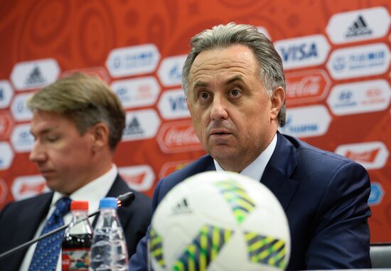 News briefing after meeting of Russia 2018 Organizing Committee's Council with FIFA officials