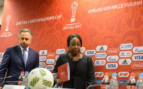 News briefing after meeting of Russia 2018 Organizing Committee's Council with FIFA officials