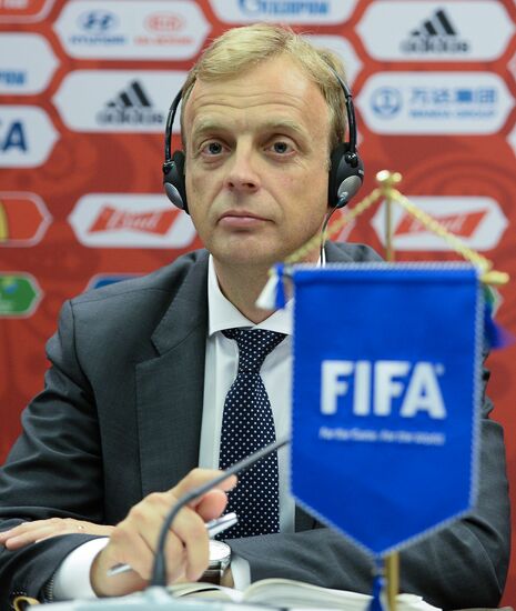 News briefing after meeting of Russia 2018 Organizing Committee's Council with FIFA officials