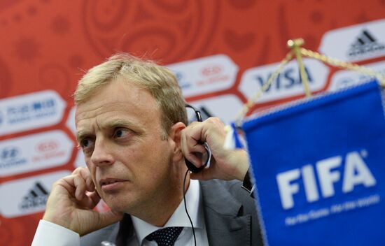 News briefing after meeting of Russia 2018 Organizing Committee's Council with FIFA officials