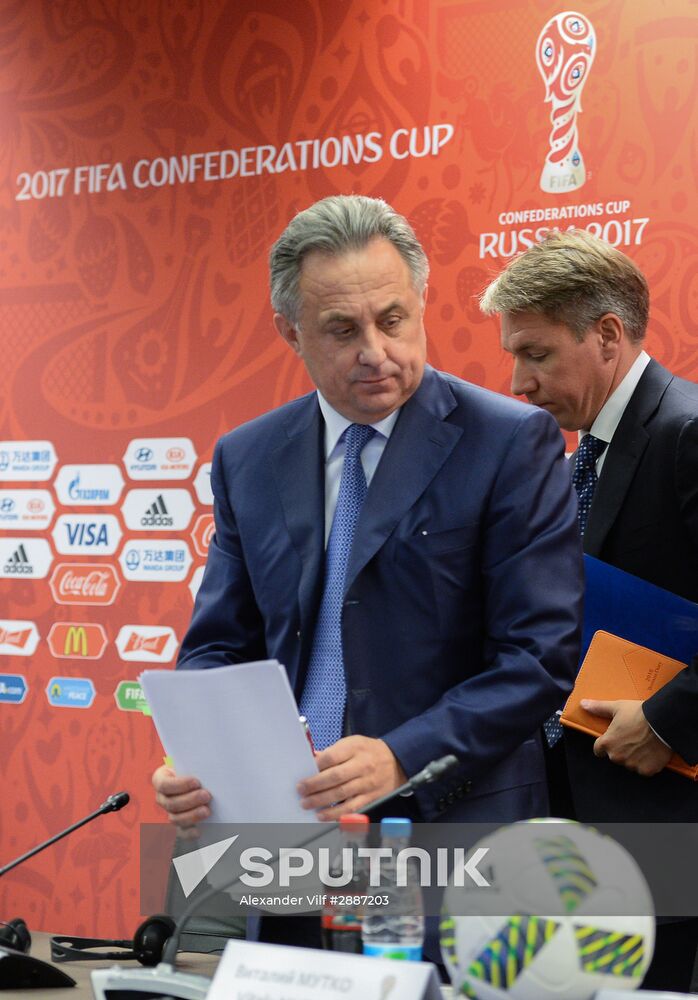 News briefing after meeting of Russia 2018 Organizing Committee's Council with FIFA officials