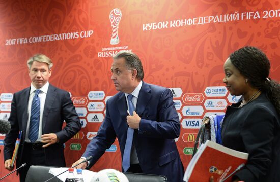 News briefing after meeting of Russia 2018 Organizing Committee's Council with FIFA officials