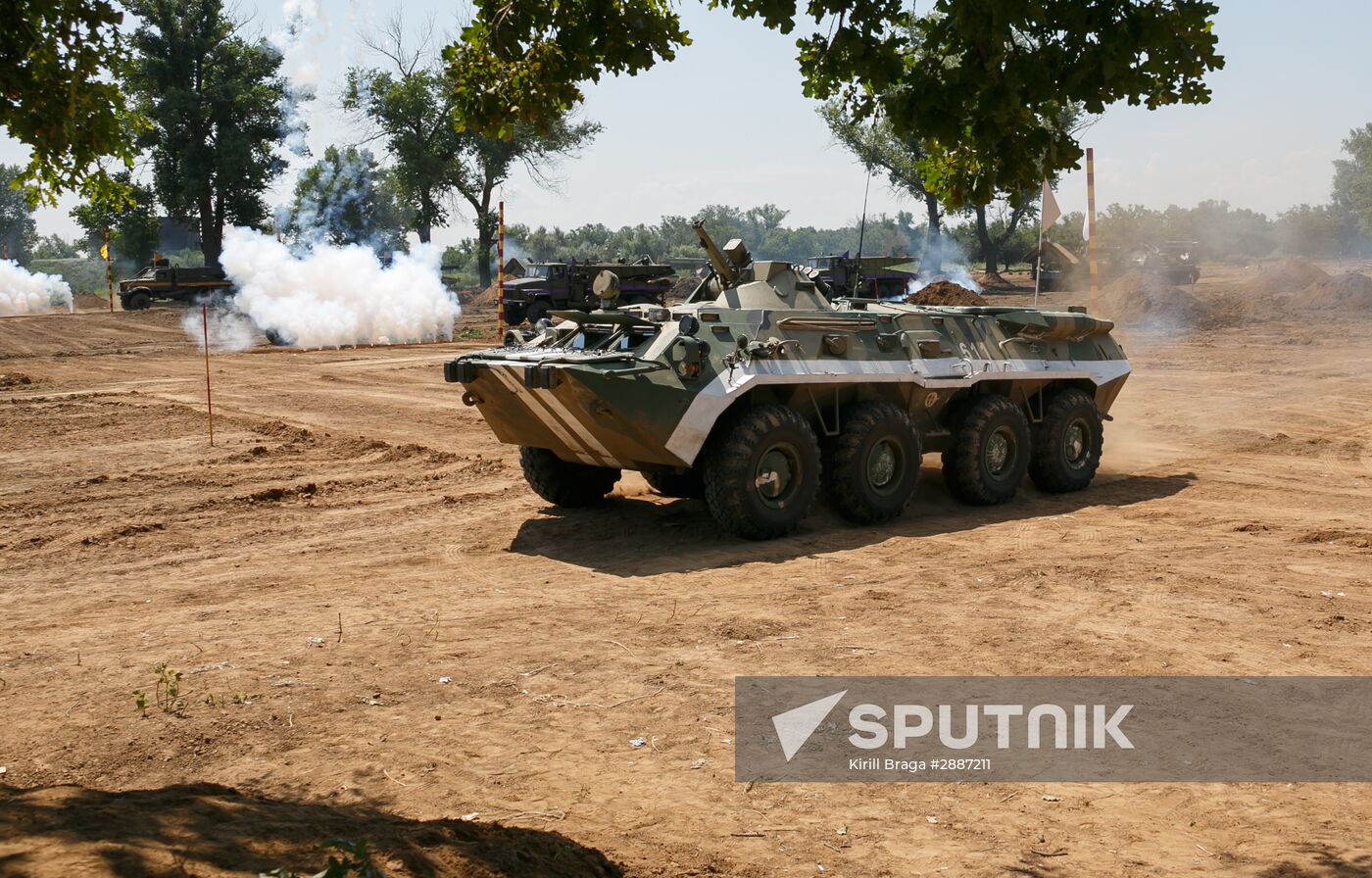 Safe Route exercise involving combat engineer units