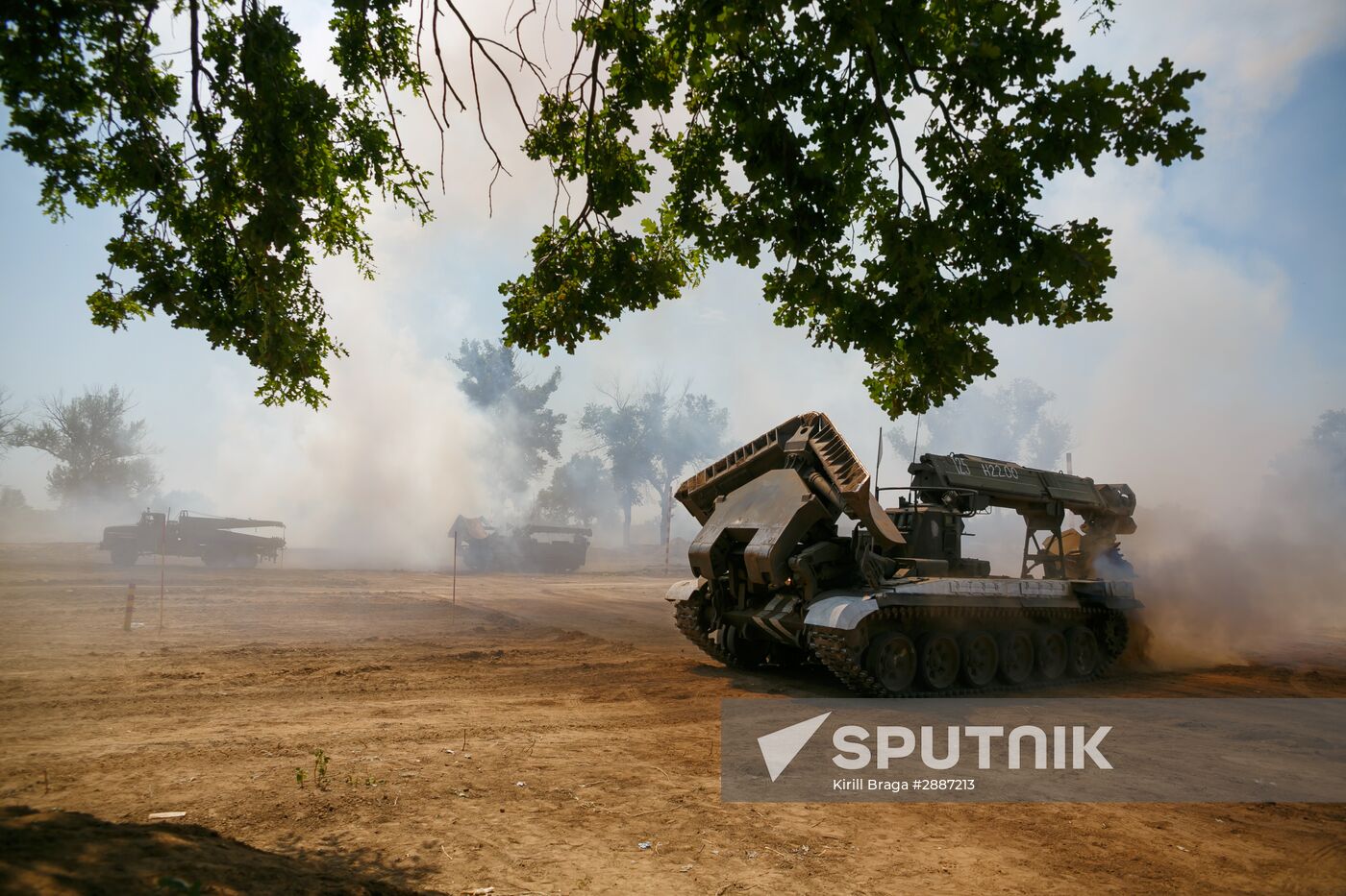 Safe Route exercise involving combat engineer units