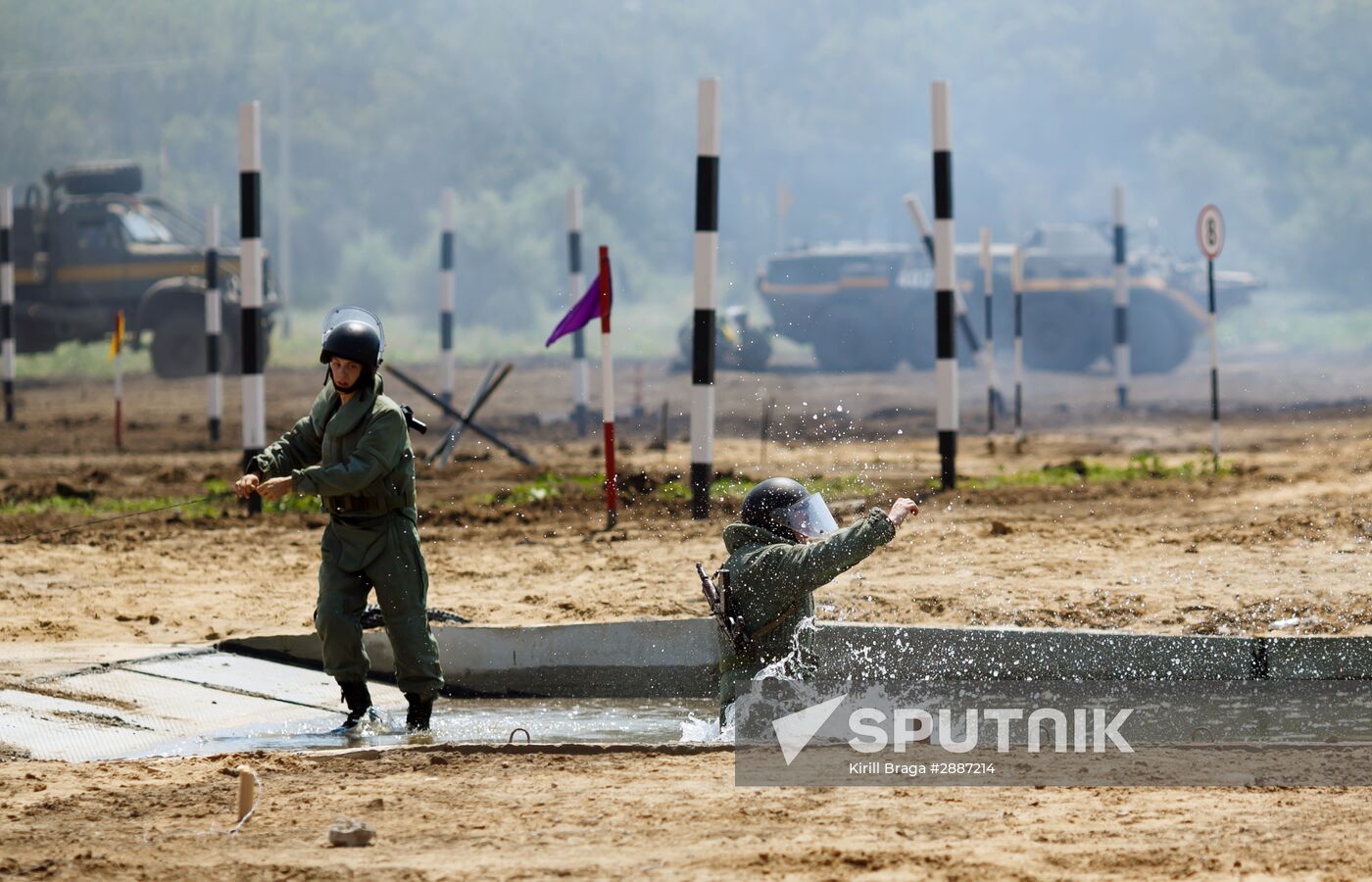 Safe Route exercise involving combat engineer units